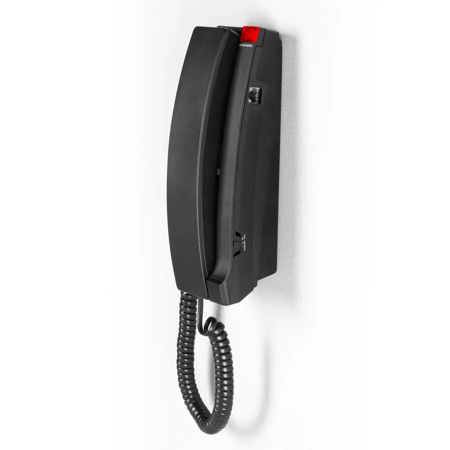 A2310 1-Line Contemporary Analog TrimStyle Phone - Matte Black