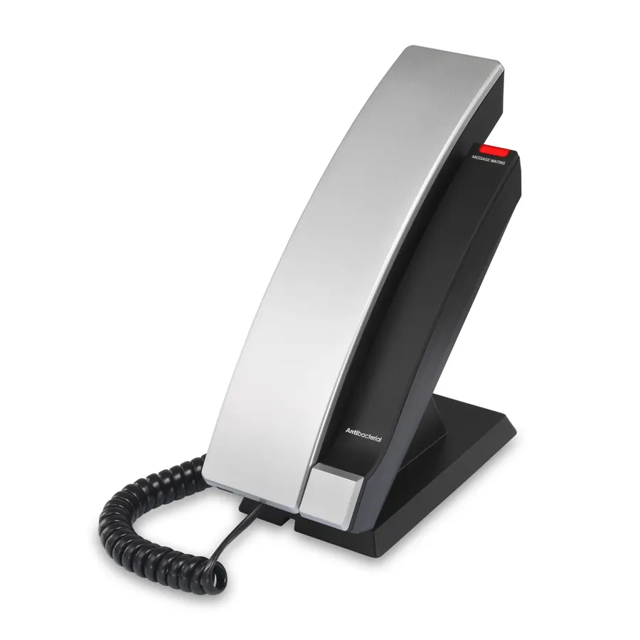 CTM-A2315 1-Line Analog Corded Phone - Silver & Black