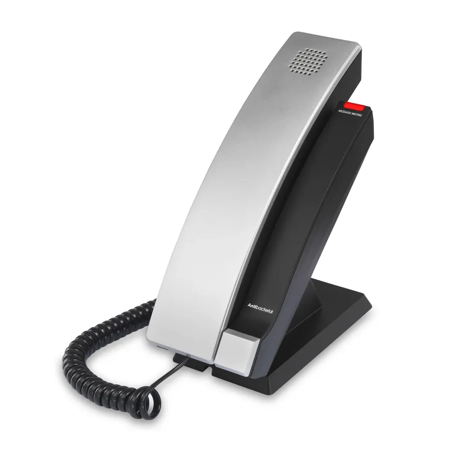 CTM-A2315-SPK 1-Line Analog Corded Phone - Silver & Black