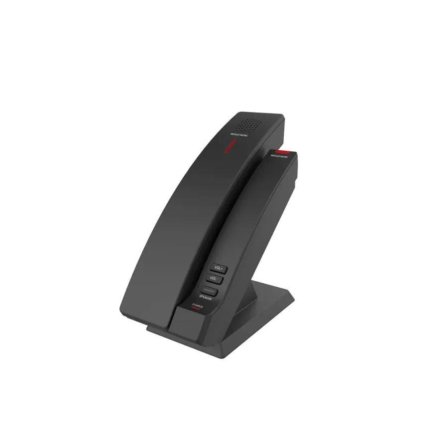 CTM-S2415 1-Line Contemporary SIP Cordless Phone - Matte Black