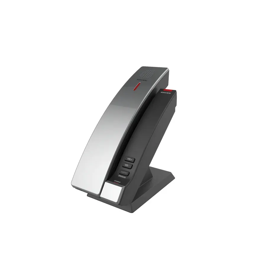 CTM-S2415 1-Line Contemporary SIP Cordless Phone - Silver & Black
