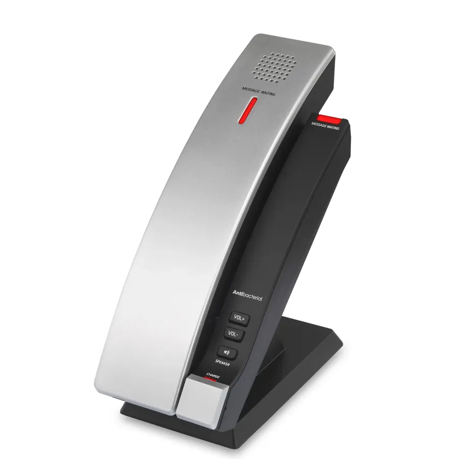 CTM-A2415 1-Line Analog Cordless Phone - Silver & Black