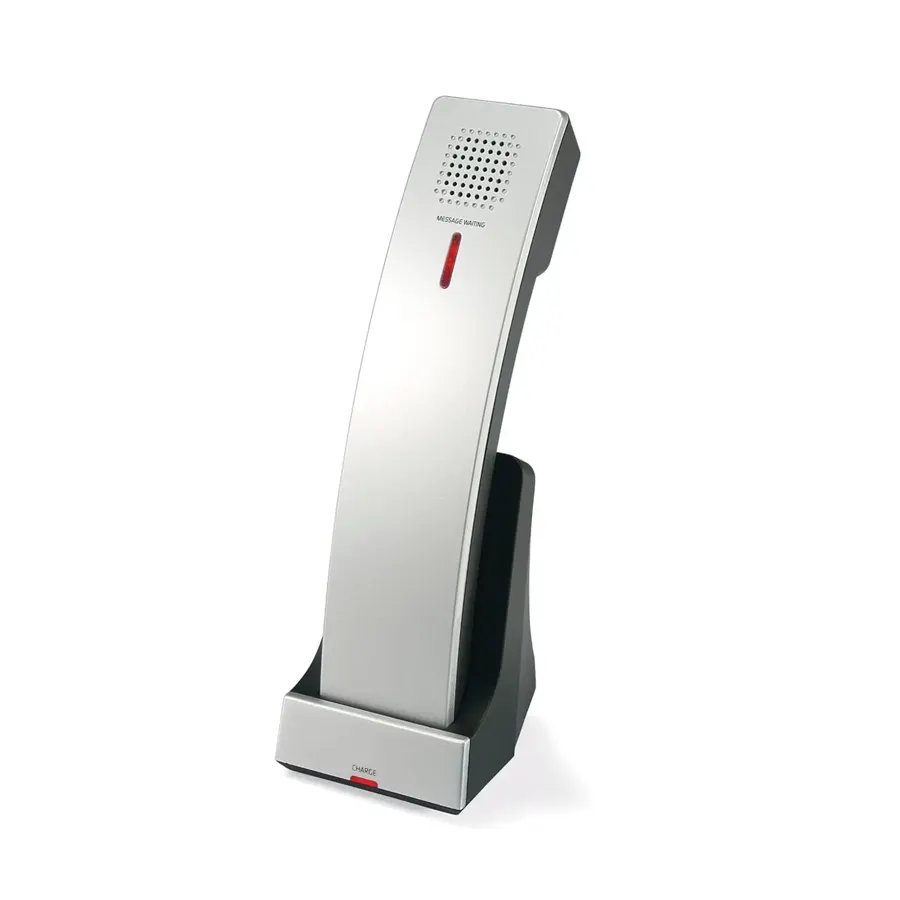 CTM-S241-X SDU 1-Line SIP Contemporary Cordless Accessory Handset and Charger - Silver & Black