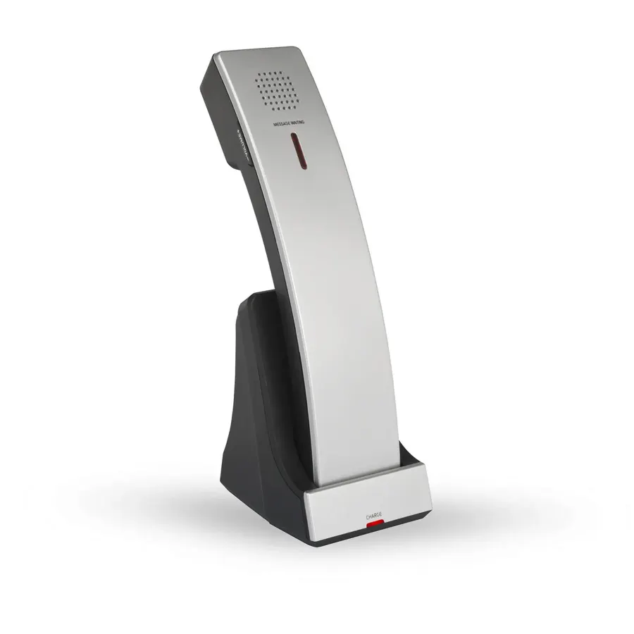 CTM-A2415HC 1-Line Analog Cordless Accessory Handset with Charger - Silver & Black