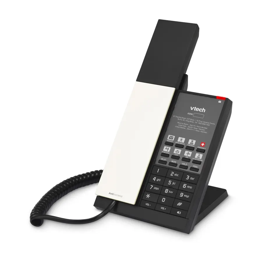 NG-S3211 | NG-S3211W 1-Line SIP Corded Phone - Pearl & Black