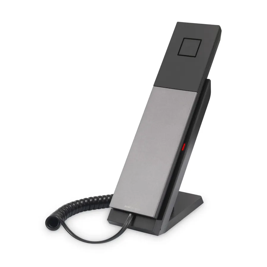 NG-A3311 1-Line Analog Corded TrimStyle Phone - Gunmetal & Black