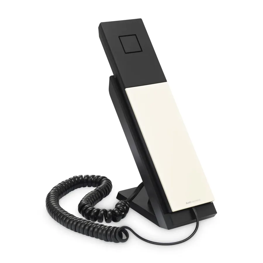 NG-A3311 1-Line Analog Corded TrimStyle Phone - Pearl & Black
