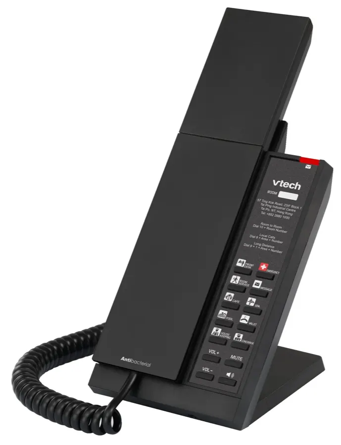 NG-S3212 1-Line SIP Corded Phone - Matte Black