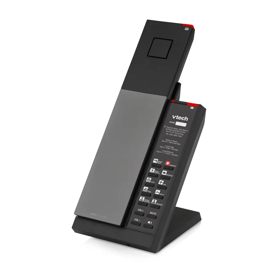 NG-S3412 1-Line SIP Cordless Phone - Gunmetal & Black