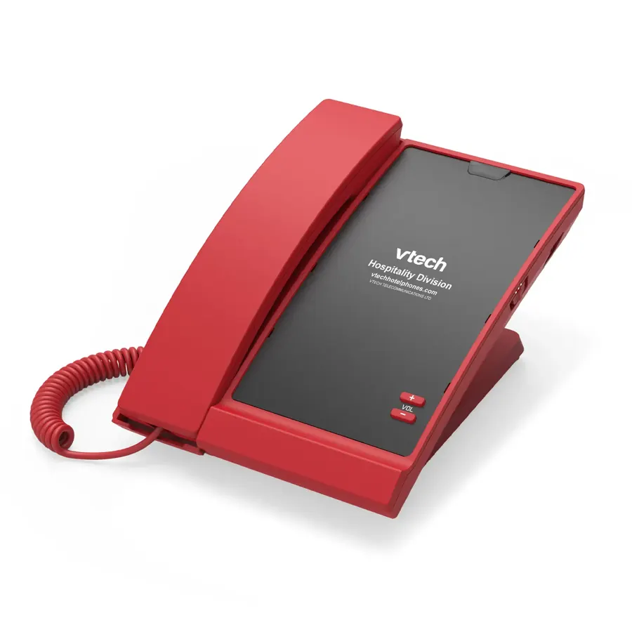 S2100-X 1-Line Contemporary SIP Lobby Phone - Red & Black