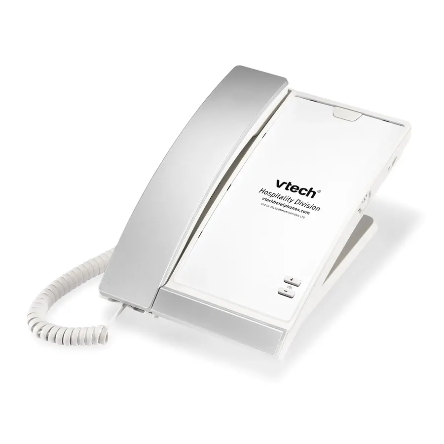 S2100-X 1-Line Contemporary SIP Lobby Phone - Silver & Pearl